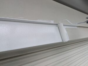 シャッターボックス 錆止め塗装