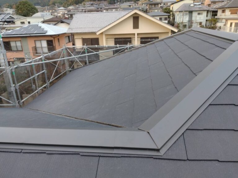 屋根の別アングルからの様子