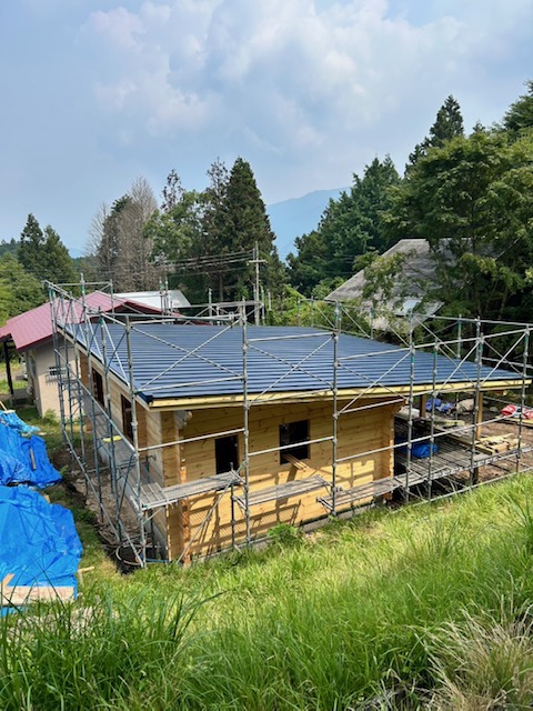 宇陀郡T様のログハウス新築工事