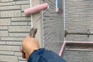 外壁塗装（下塗り）伊賀市T様邸