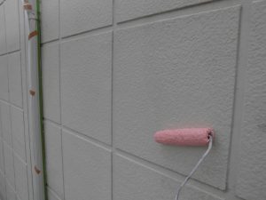奈良県橿原市　サイディング外壁に水性シリコン塗料を塗装