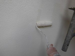 奈良県宇陀市　モルタル外壁に断熱セラミックガイナを上塗り4