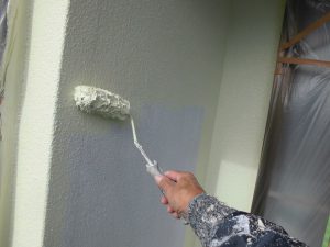 奈良県宇陀市　夏は涼しい冬は暖かいガイナを外壁に塗装