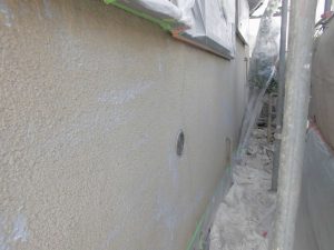 奈良県橿原市　外壁に水性カチオンシーラー塗装2