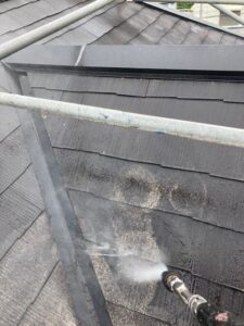 三重県名張市Y様　屋根塗装　高圧洗浄2