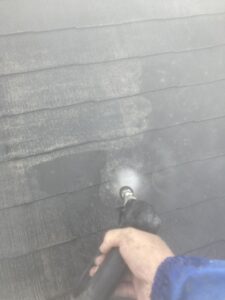 三重県名張市Y様　屋根塗装　高圧洗浄1