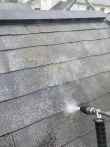 三重県名張市Y様　屋根塗装　高圧洗浄3