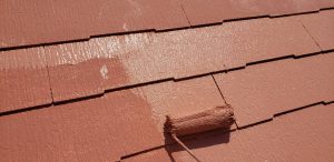 橿原市　遮熱と断熱効果のガイナを屋根に塗装リフォーム