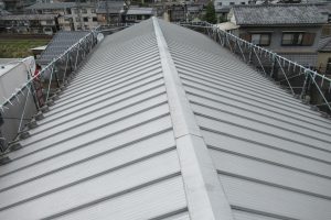 奈良県宇陀市　耐用年数が20年持つガイナで屋根を塗装