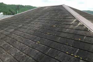 【三重県名張市】屋根塗装｜テレビで注目！20年の耐久性の断熱セラミックガイナをスレート屋根に