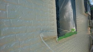 桜井市　耐用年数15年のシリコン塗料で外壁塗装工事