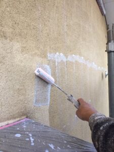 奈良県宇陀市　外壁塗装　下塗り2