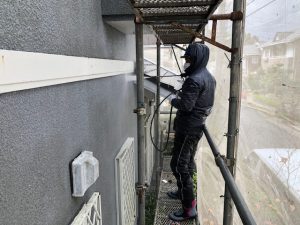 奈良県宇陀市　テレビで注目の20年持つガイナを外壁塗装