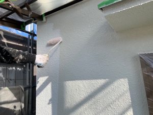 【奈良県大和高田市】外壁塗装｜16年の耐久性のエスケープレミアムシリコンをモルタル壁に塗り替え