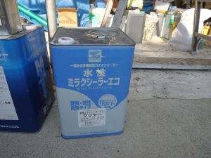 奈良県橿原市　下塗り水性カチオンシーラー材料