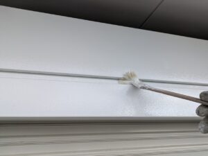シャッターボックス 上塗り塗装