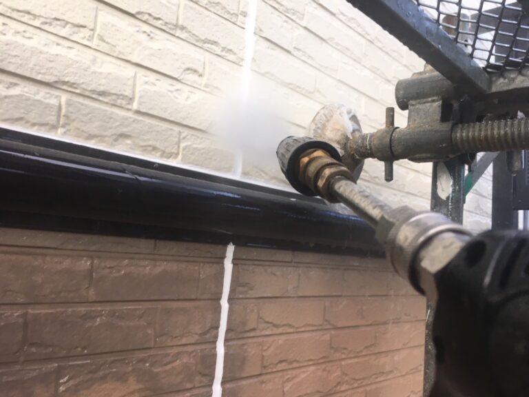 宇陀市 外壁塗装 高圧洗浄作業 サイディング壁