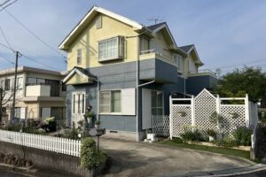 【名張市】外壁塗装｜クリーンマイルドシリコンのツートン仕上げ・30年シーリングで長持ち