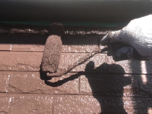 宇陀市D様邸 外壁塗装 ダークブラウン上塗り仕上げ