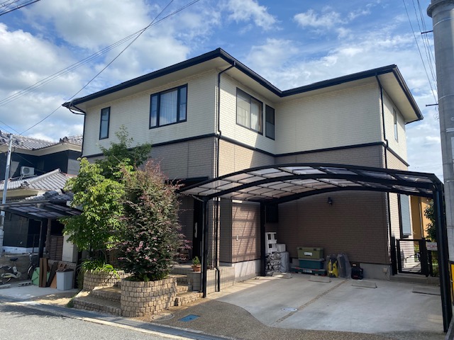 宇陀市D様邸 施工前の外観全体